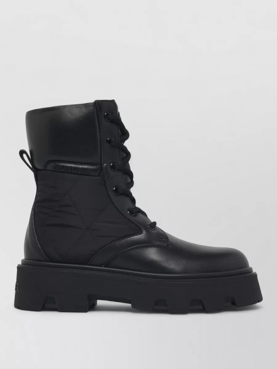 Moncler leather boots