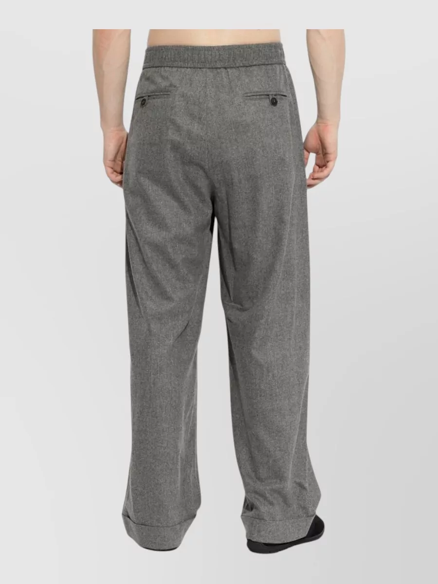 Giorgio Armani Cashmere Wide-Leg Trousers
