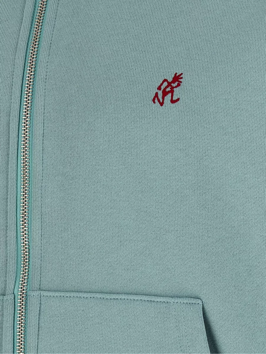 Gramicci Hooded zip-up fleece jacket