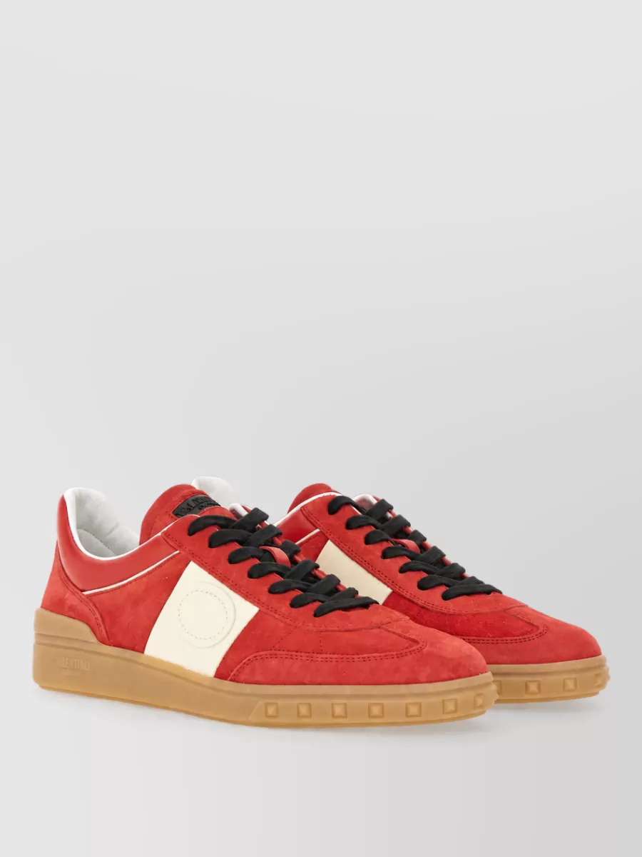 Valentino Garavani Leather Lace-Up Sneakers