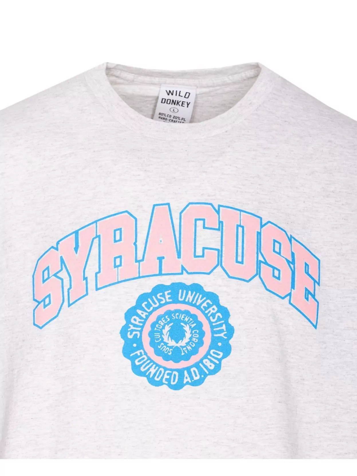 Wild Donkey Crewneck Graphic Print T-Shirt