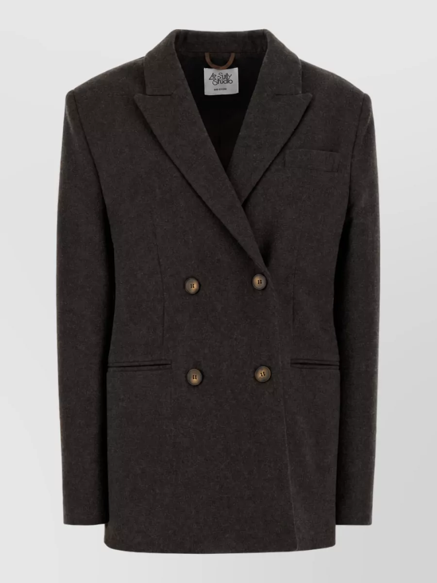 Le Sully Studio Stretch wool blend blazer
