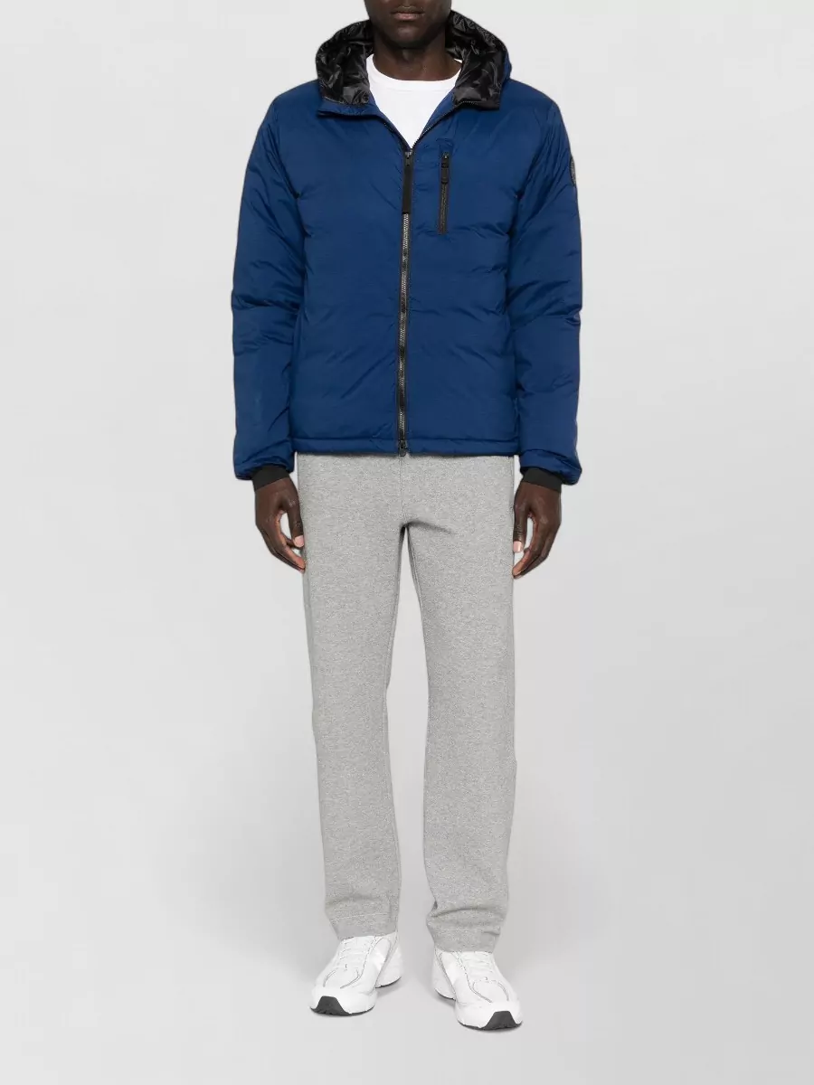 Canada Goose Lodge Hooded Down Jacket Duck Padding