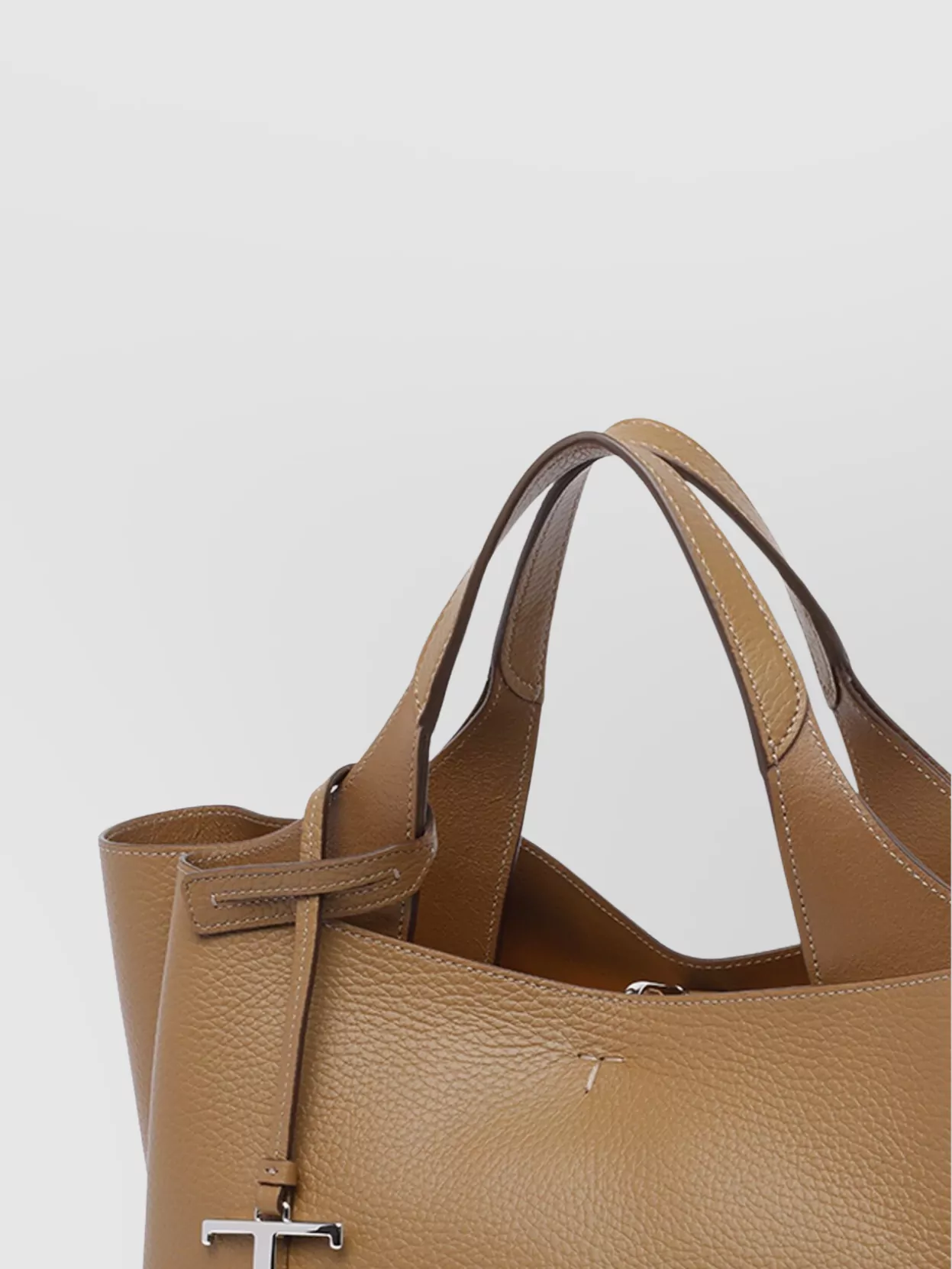 Tod's Handbag With Textured Finish And Metal Hardware