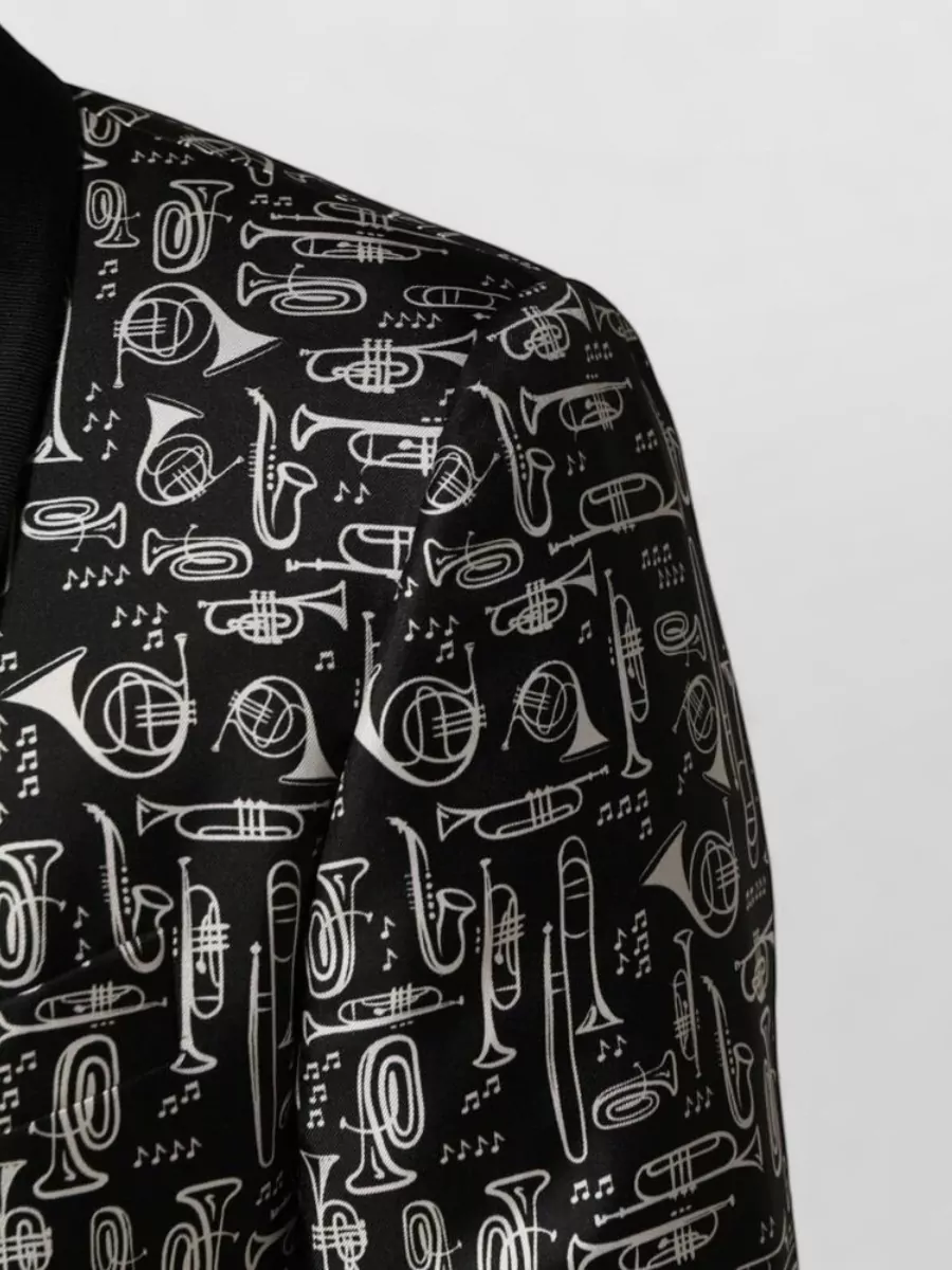 Dolce&Gabbana Silk Single Breasted Blazer