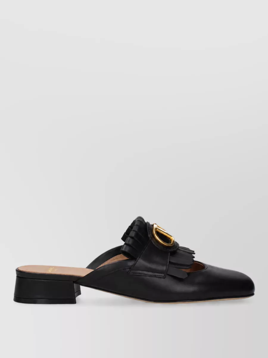 Valentino Garavani Leather Mules