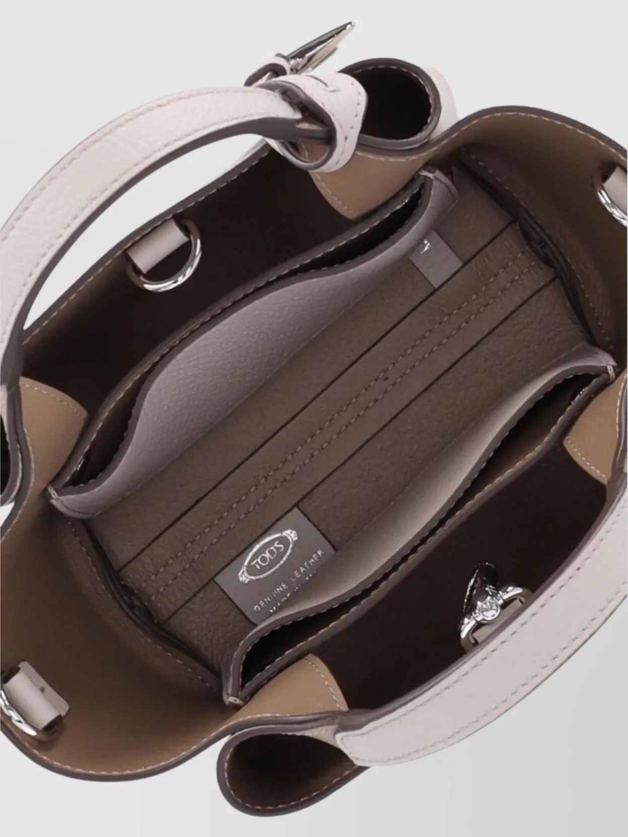 Tod's Shoulder Bag With Detachable Strap And Top Handles