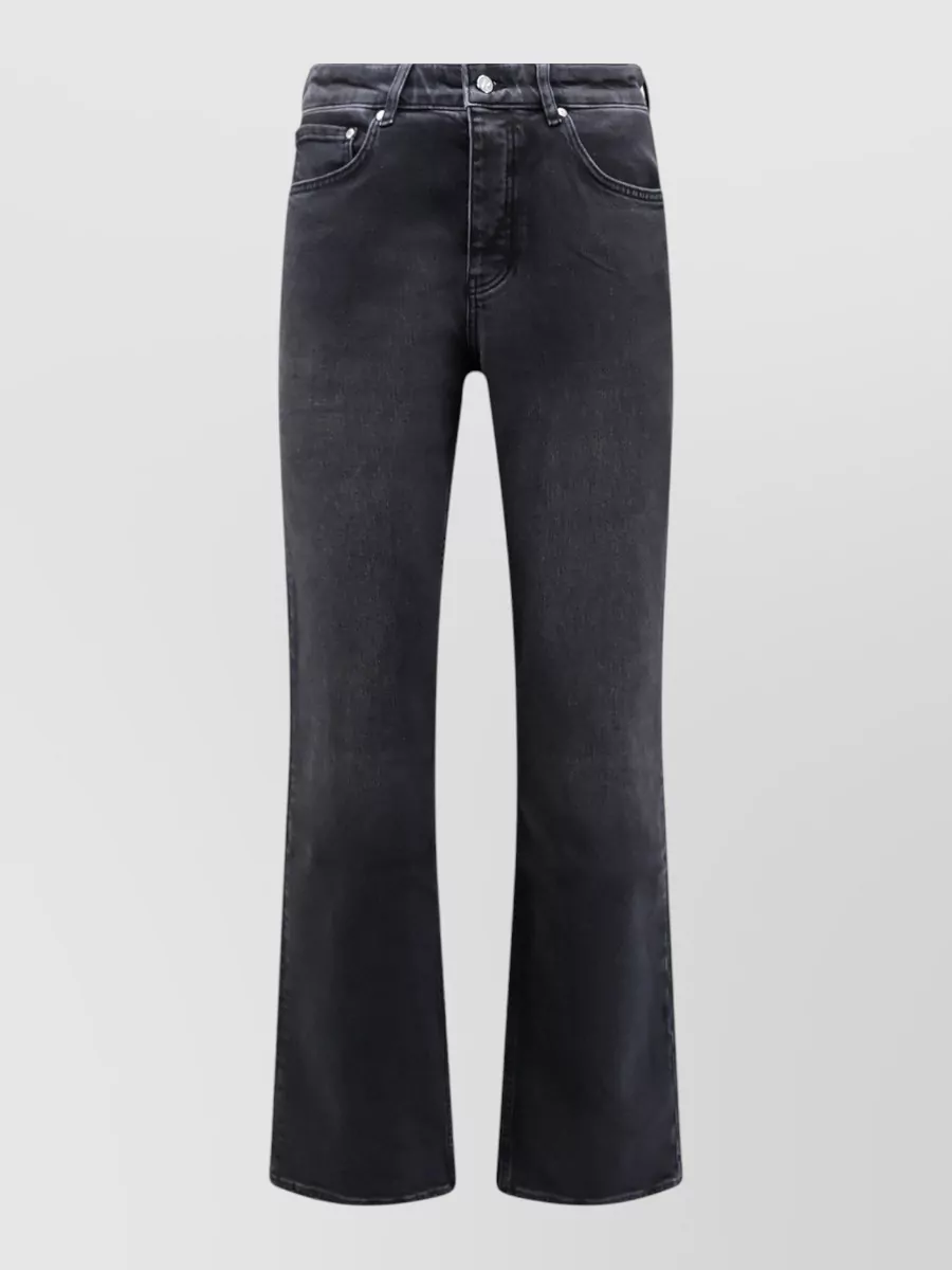 Represent stretch denim bootcut jeans