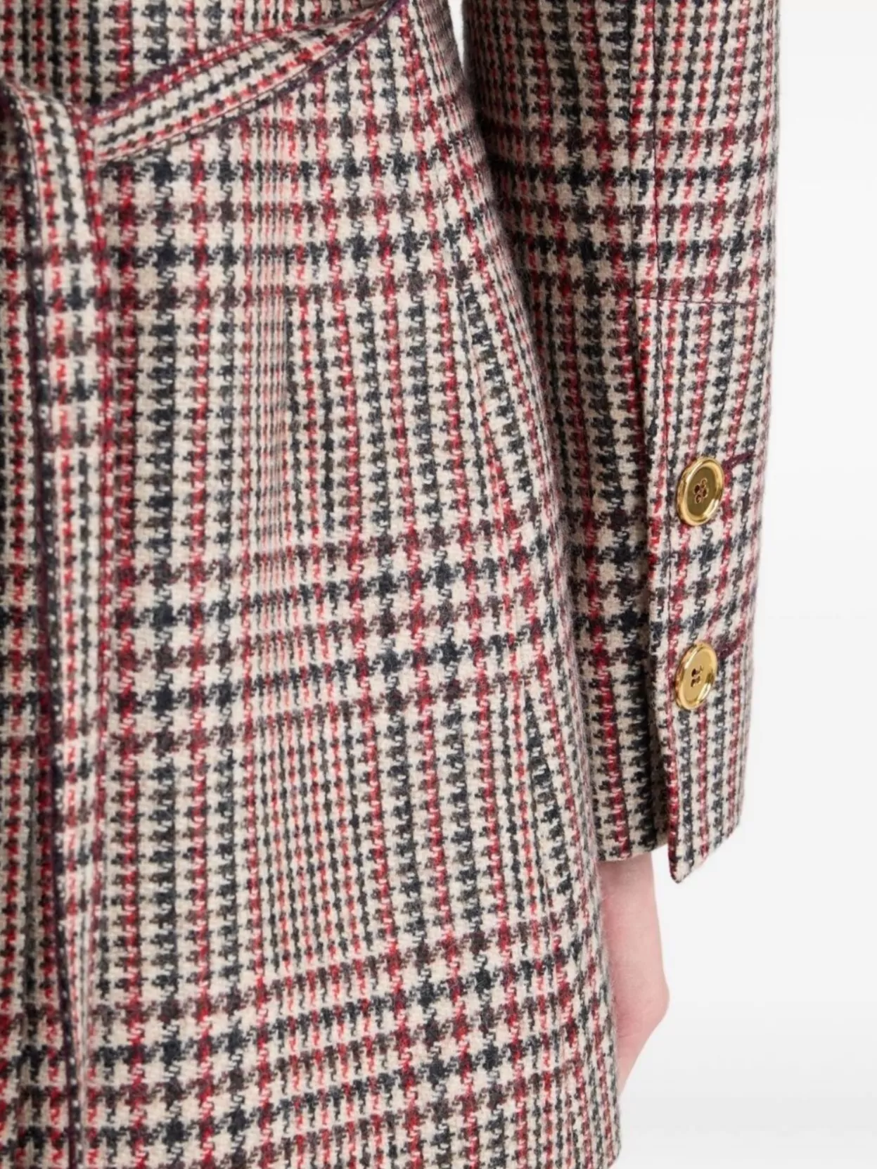 Patou Belted Jacket Featuring Flap Pockets