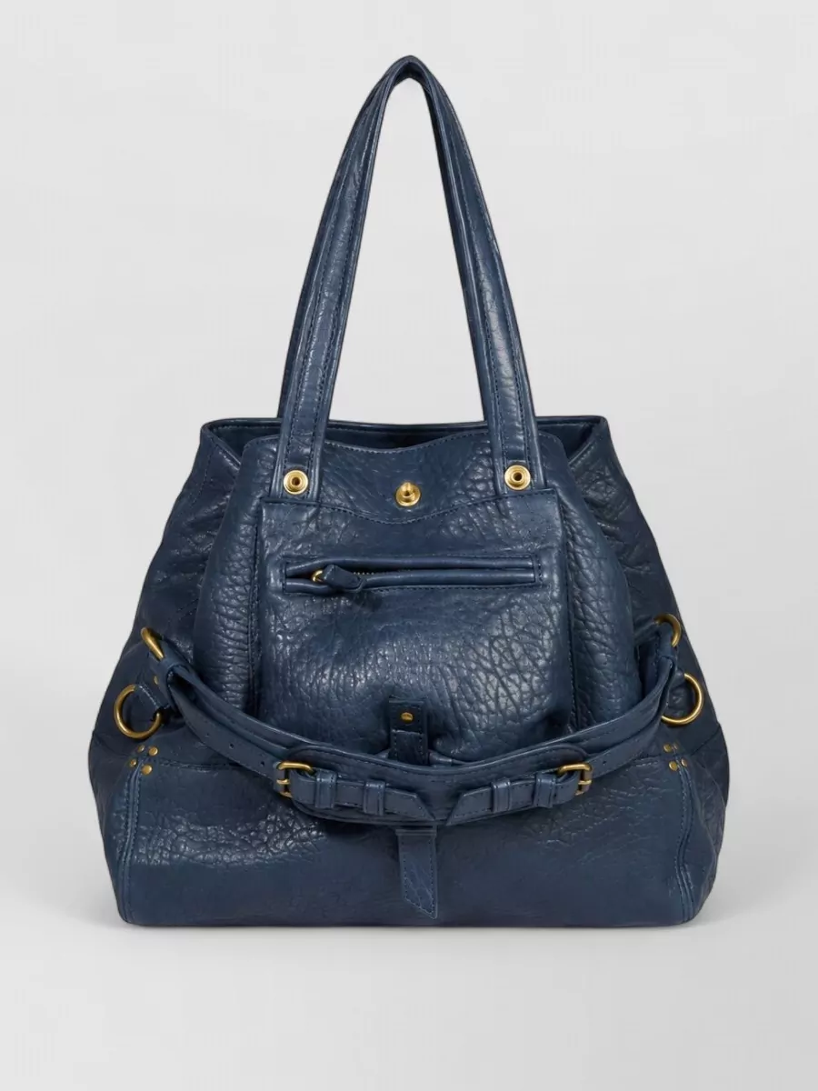 Jérôme Dreyfuss Lambskin Leather Tote Bag