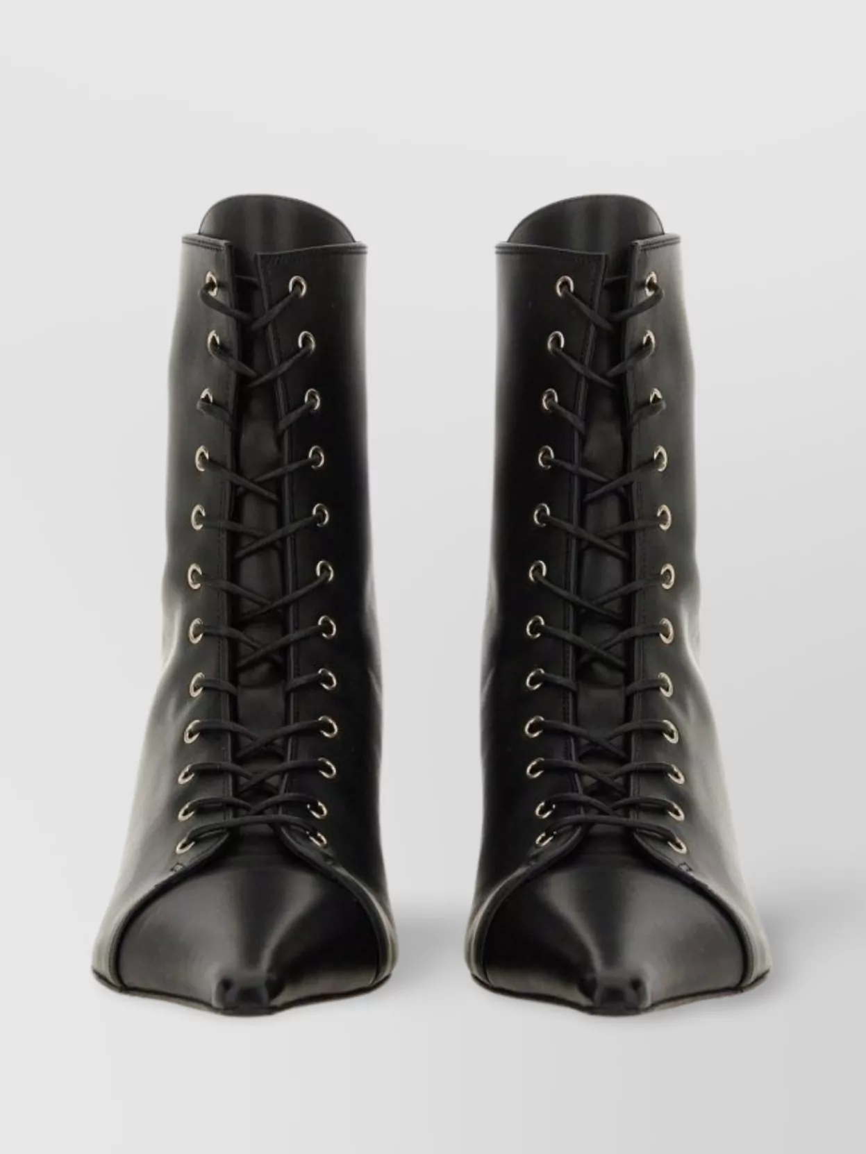 Aeyde Pointed Toe Kitten Heel Ankle Boots