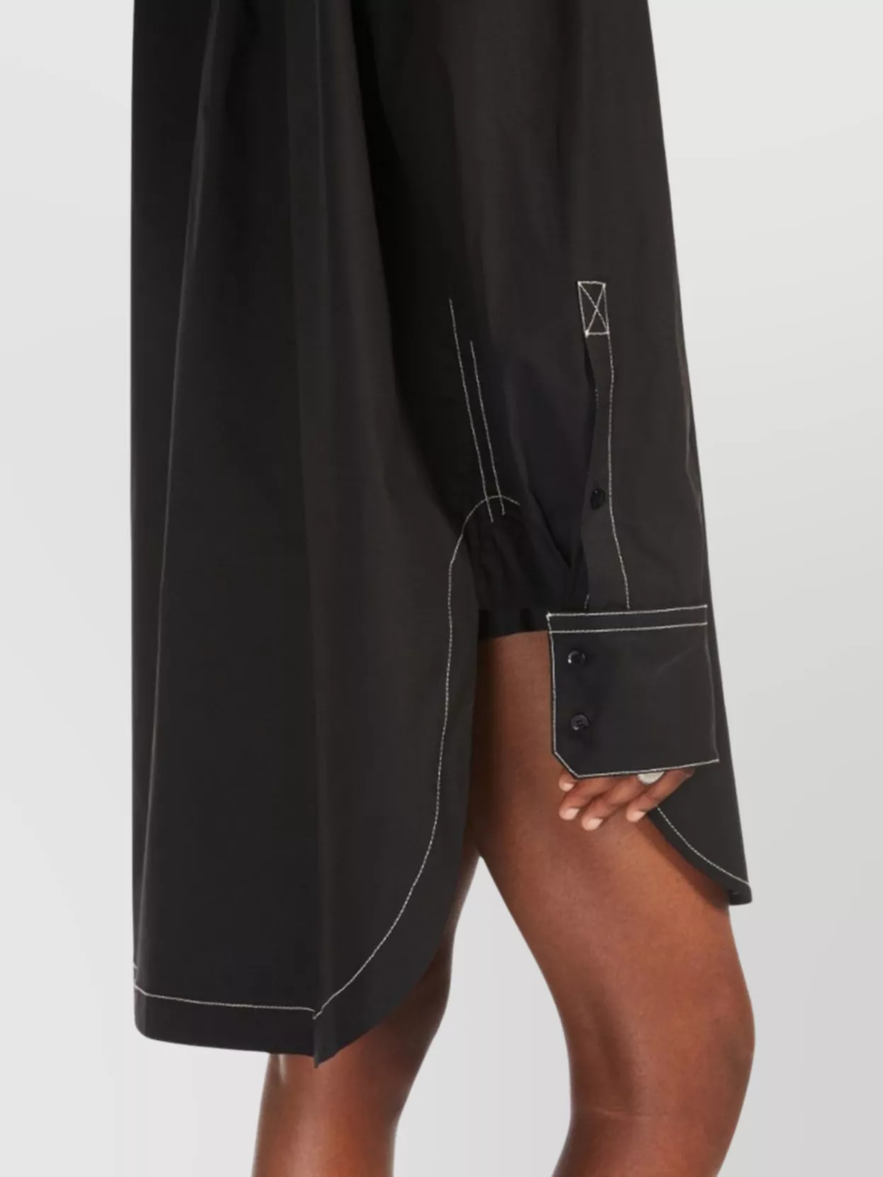 Sportmax Shirt Longline Waist Belted