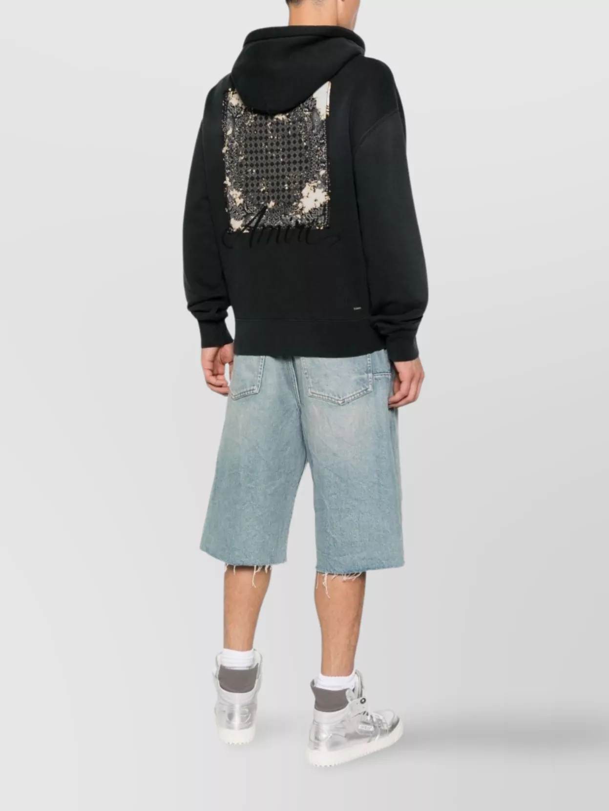 Amiri Hooded Sweatshirt Pouch Pocket
