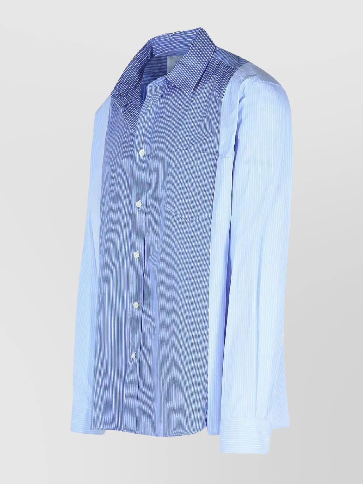 Sacai Cotton Shirt Striped Pattern
