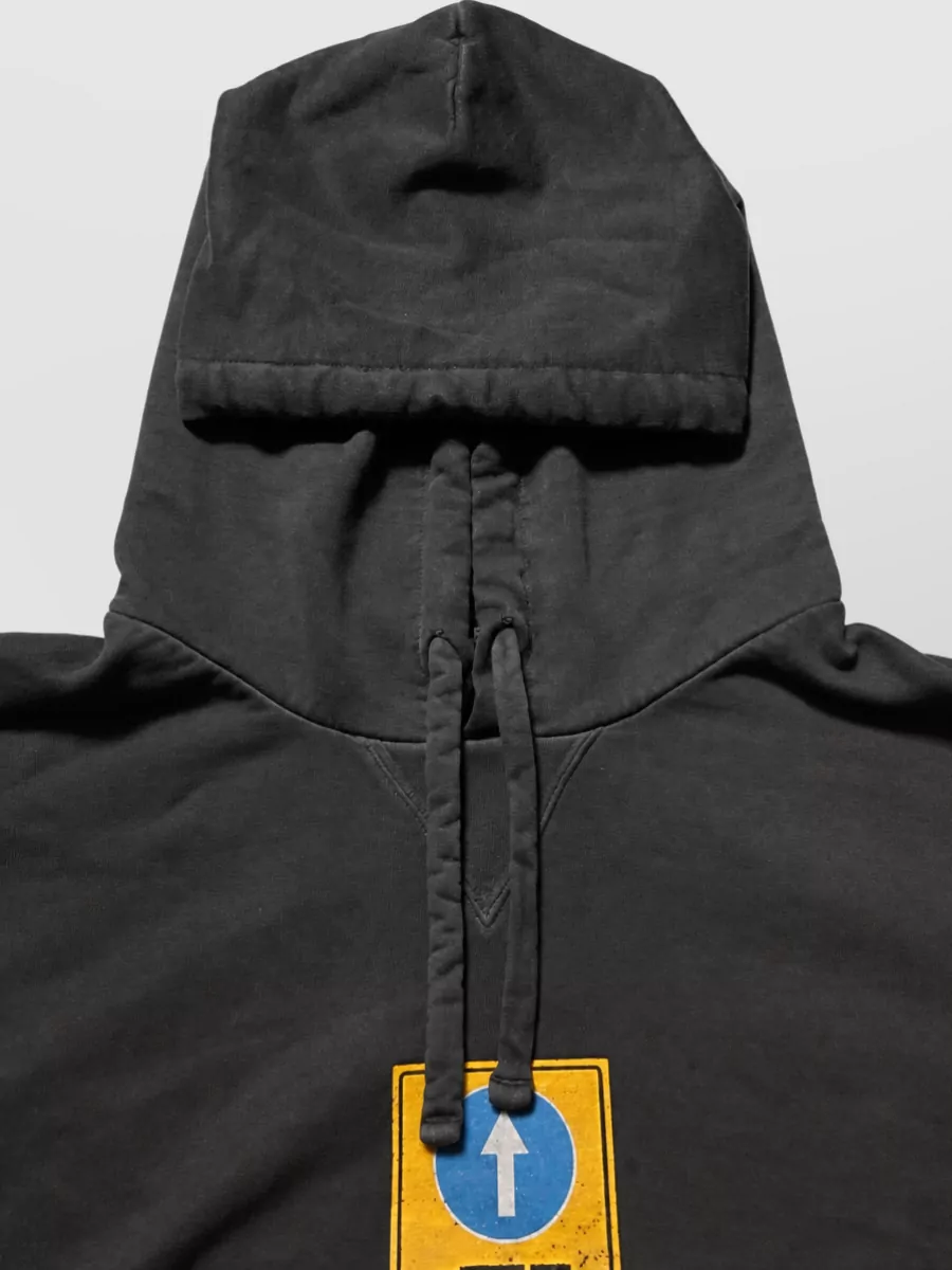 Dolce&Gabbana Cotton Logo Hooded Oversized Sweatshirt