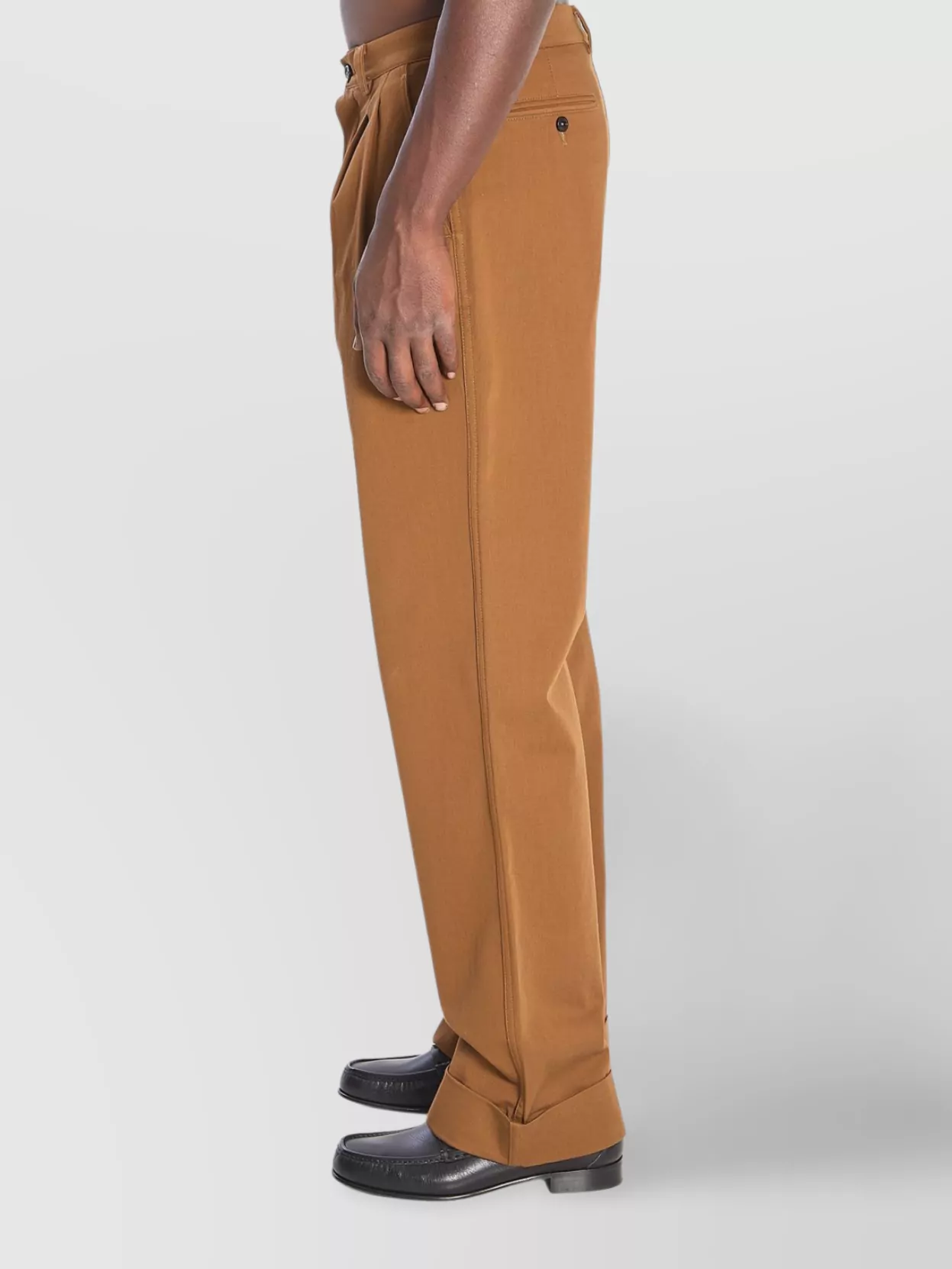 Valentino Garavani Tailored Cotton Trousers Pleats