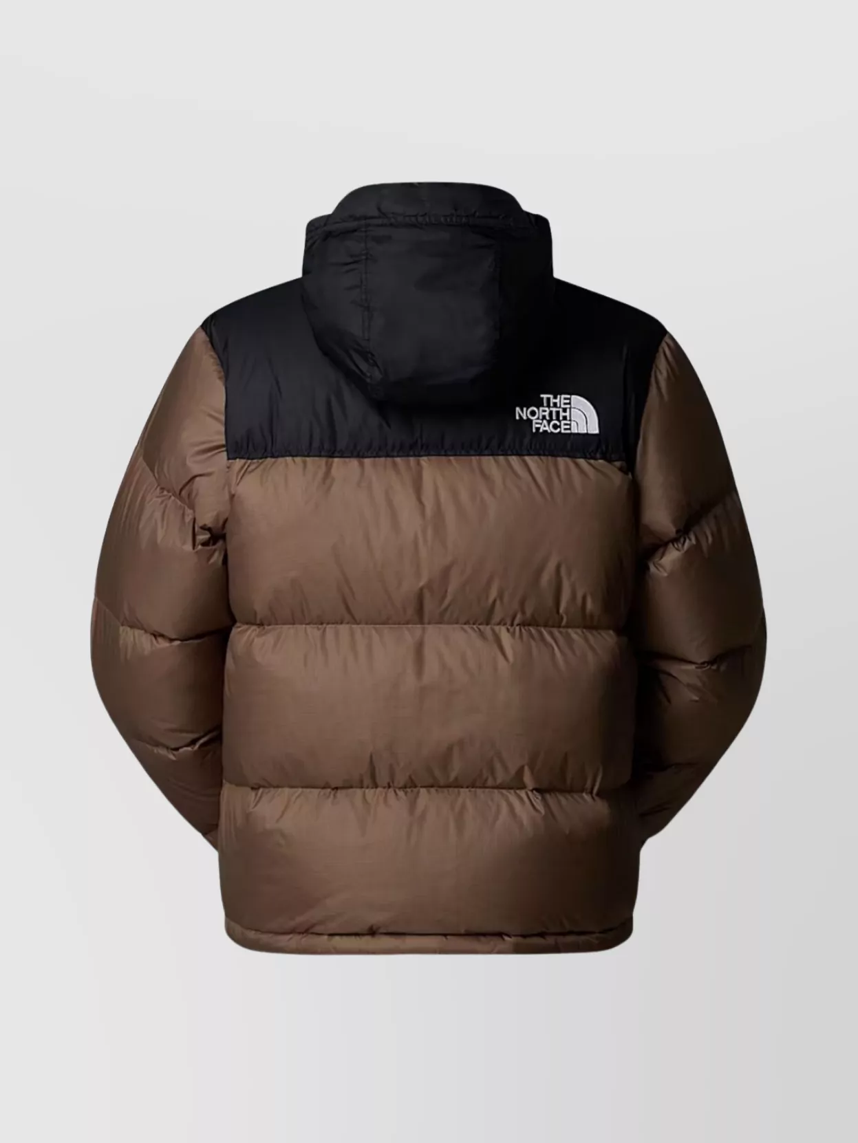 The North Face Block Design High Collar Puffer Jacket