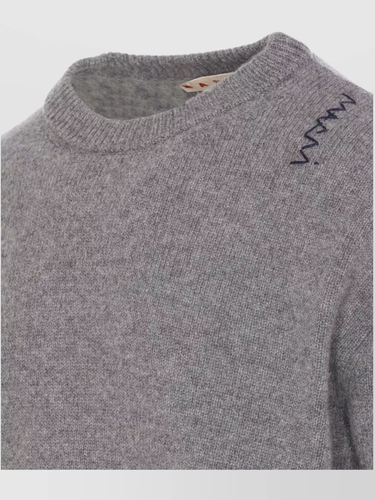 Marni Crew Neck Embroidered Detail Long Sleeves