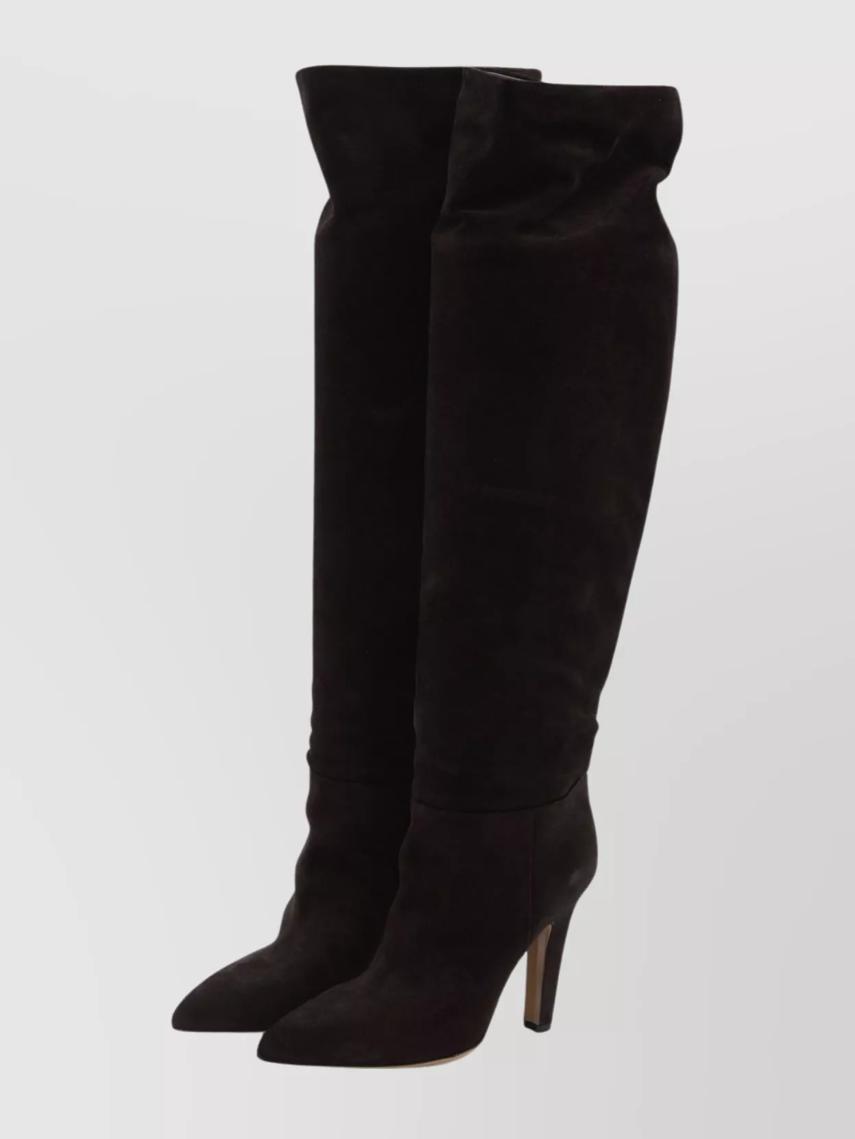 Paris Texas Over-the-knee Stiletto Suede Boots In Multi