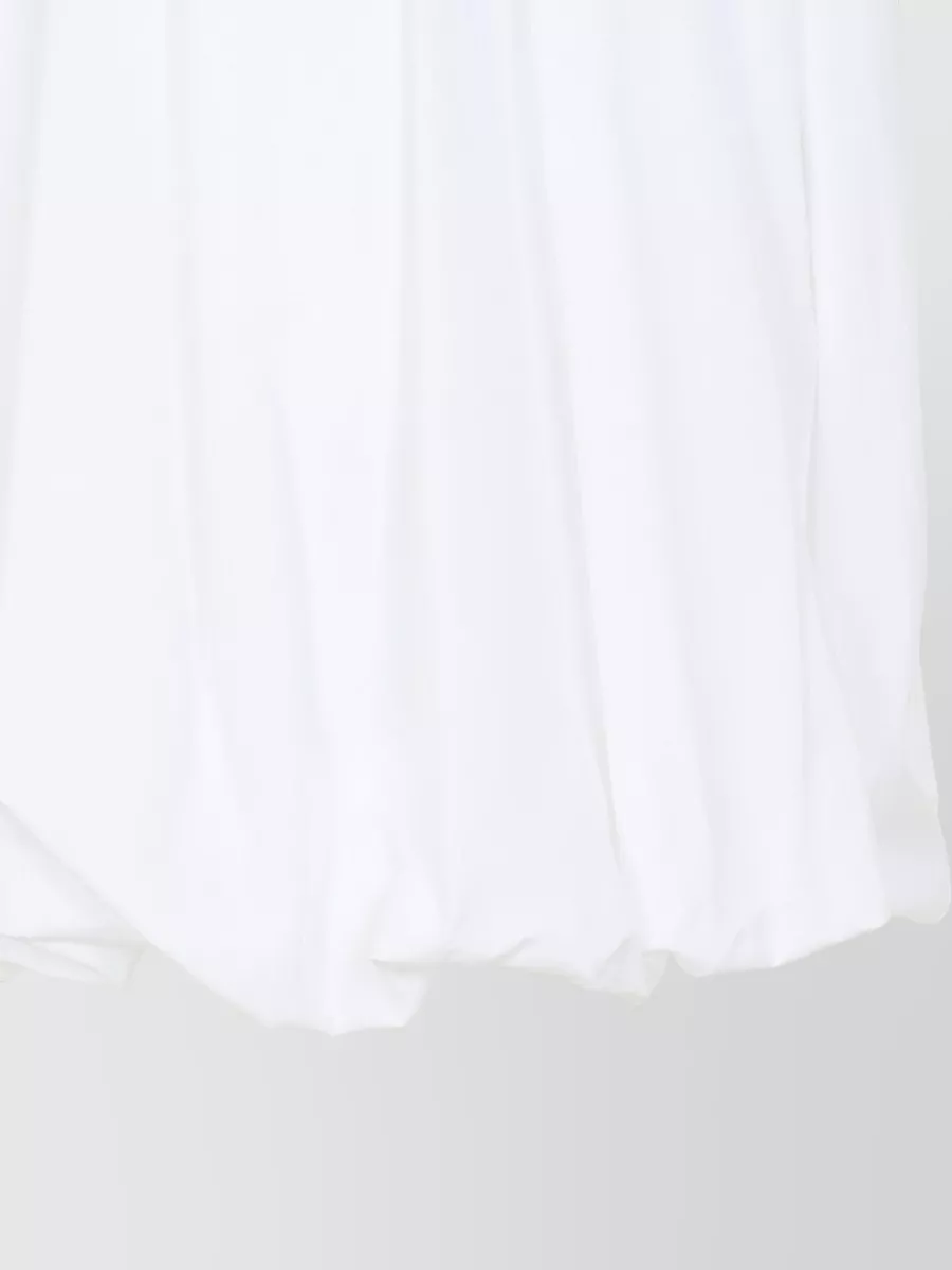 Jil Sander High Waist Bermuda Shorts Balloon Silhouette