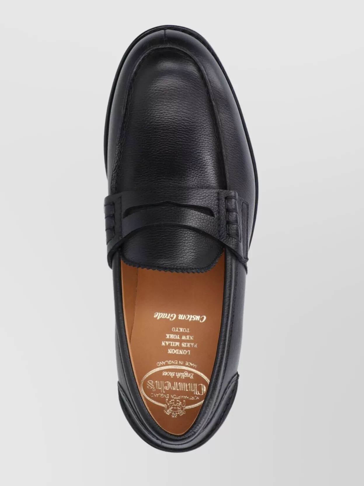 Church's Round Toe Leather Loafers