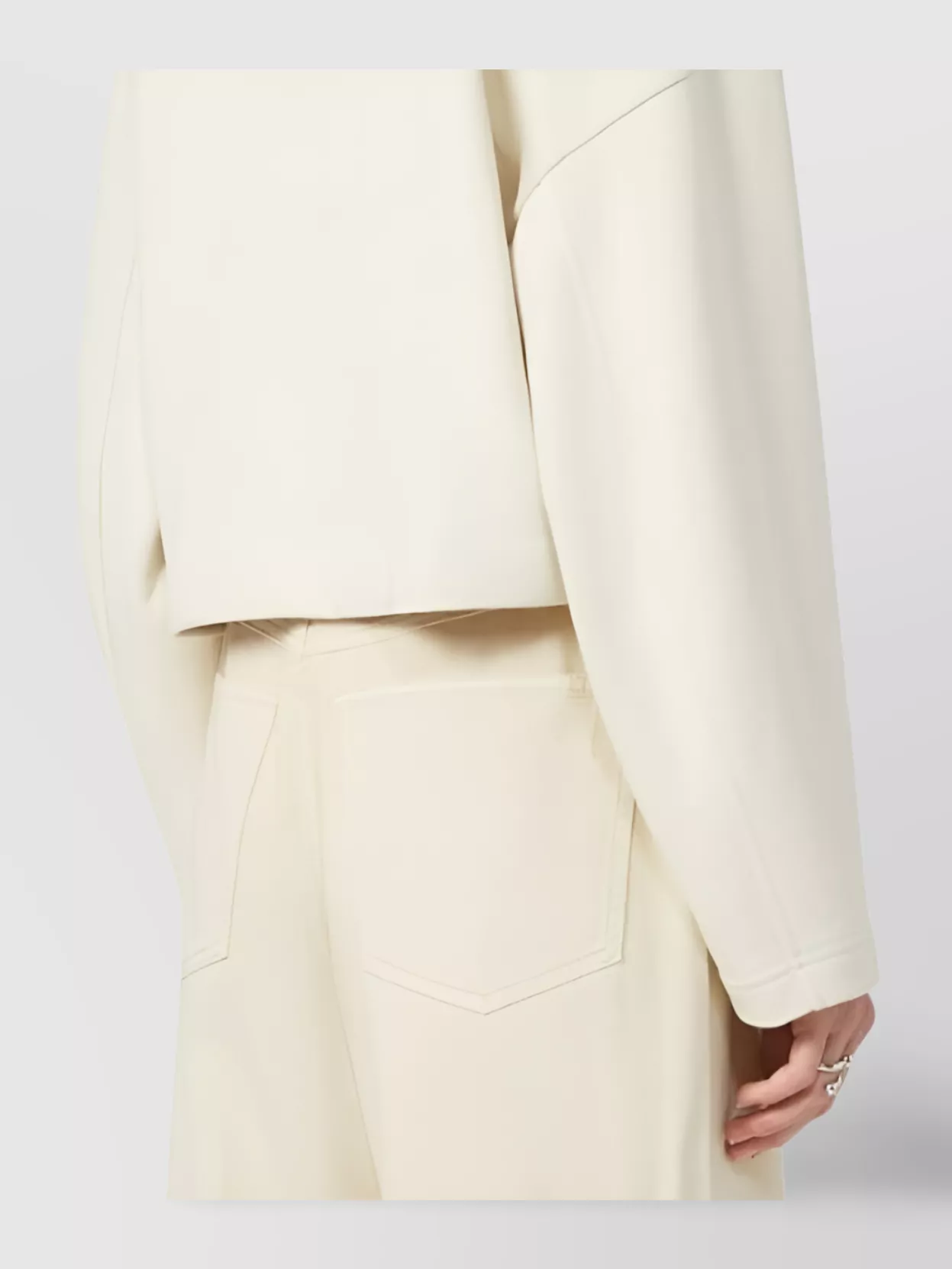 Sportmax Soft Layered Sweatshirt Unique Design