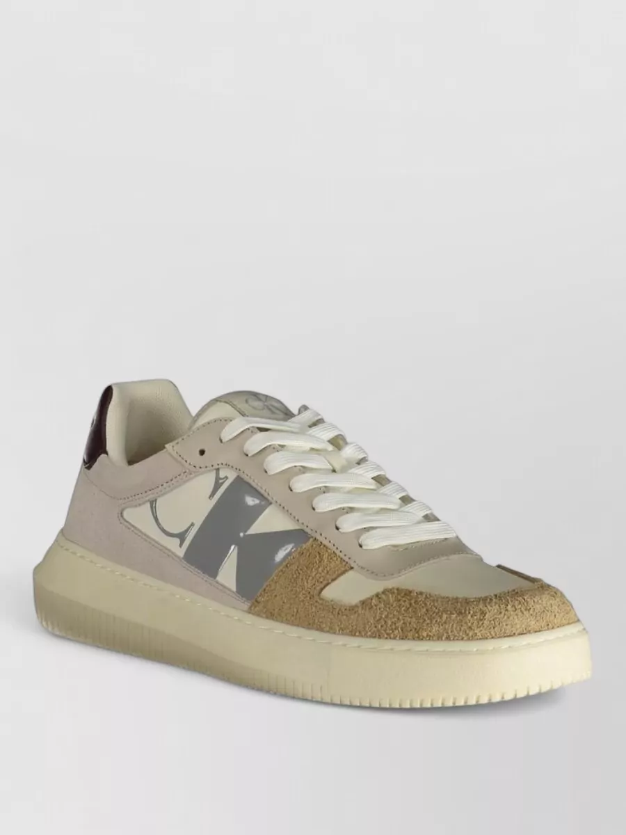 Calvin Klein leather low-top sneakers
