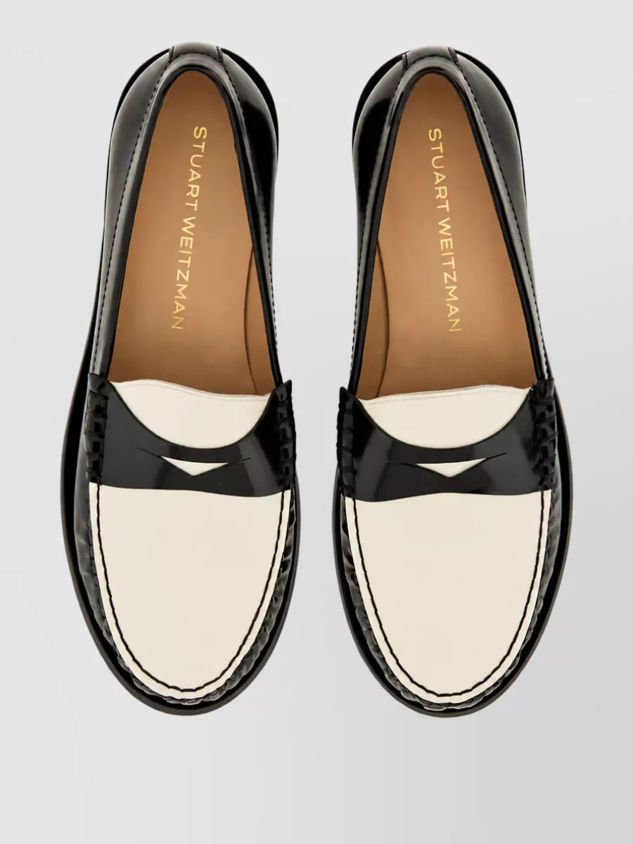Stuart Weitzman Leather Moccasins