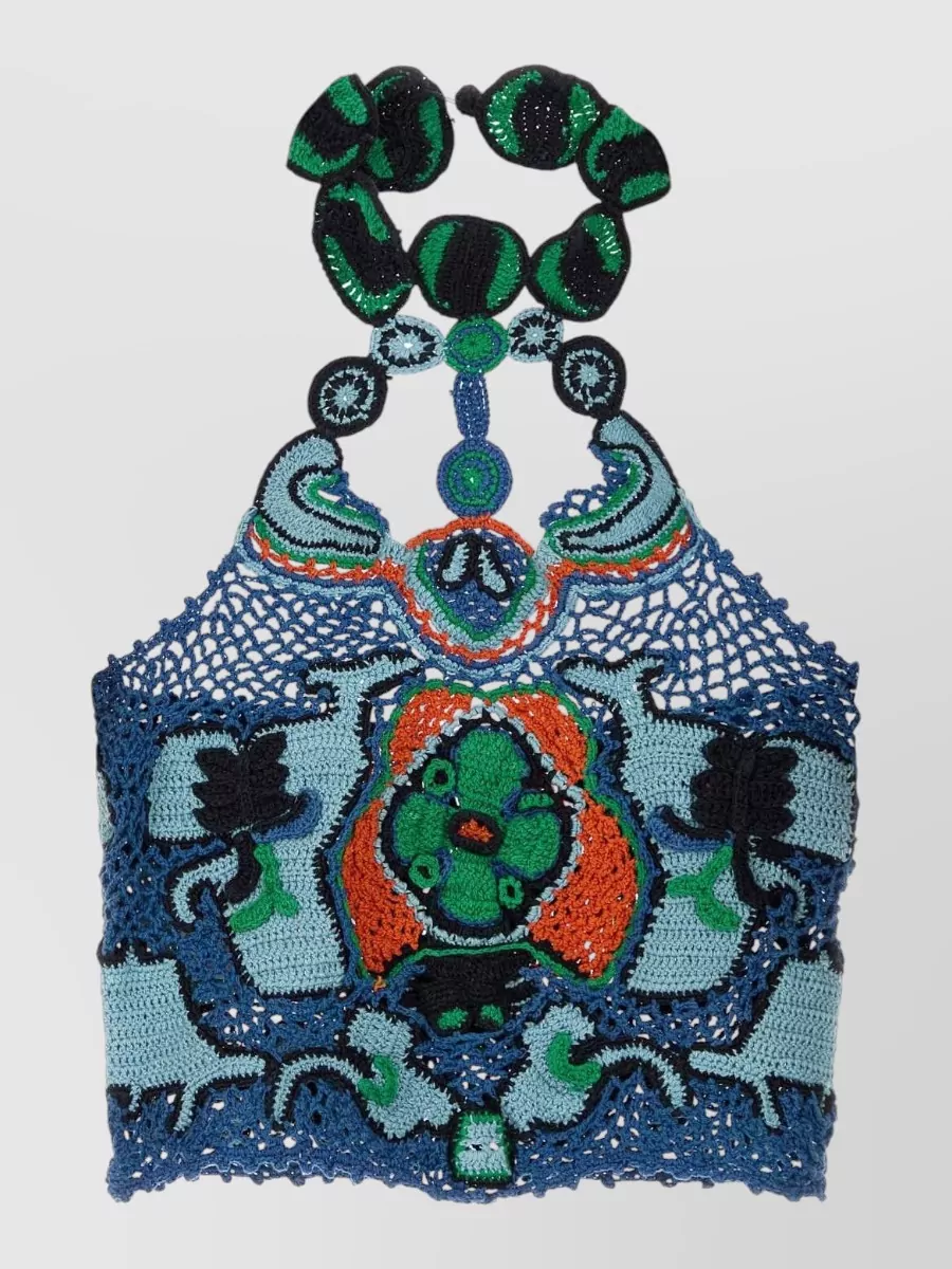 Etro Crochet Embroidered Top
