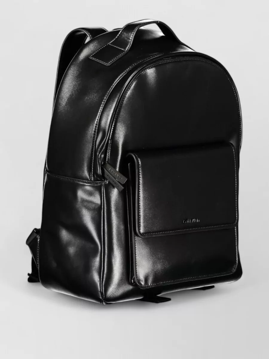 Calvin Klein Faux Leather Backpack