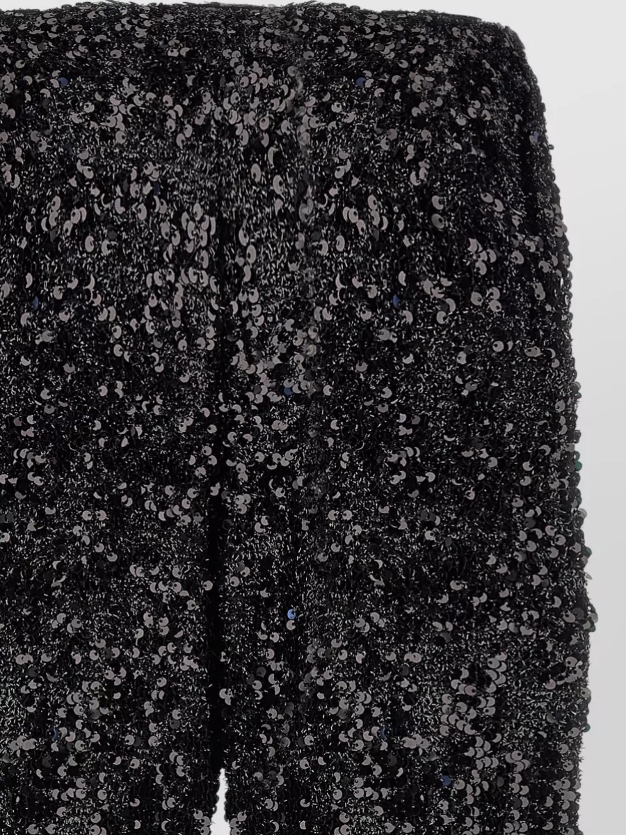 Le Twins Sequined Flared Trousers