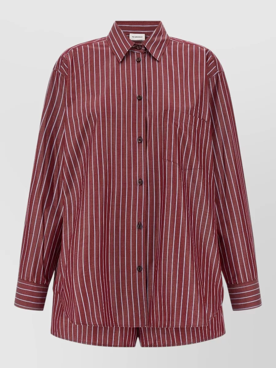 The Andamane Striped Cotton Pyjama Set