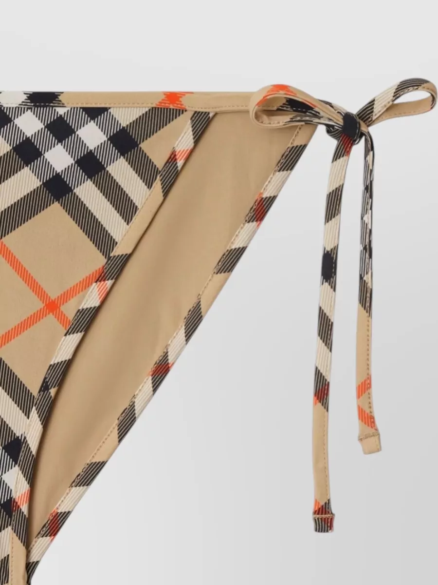 Burberry Checked Bikini Briefs
