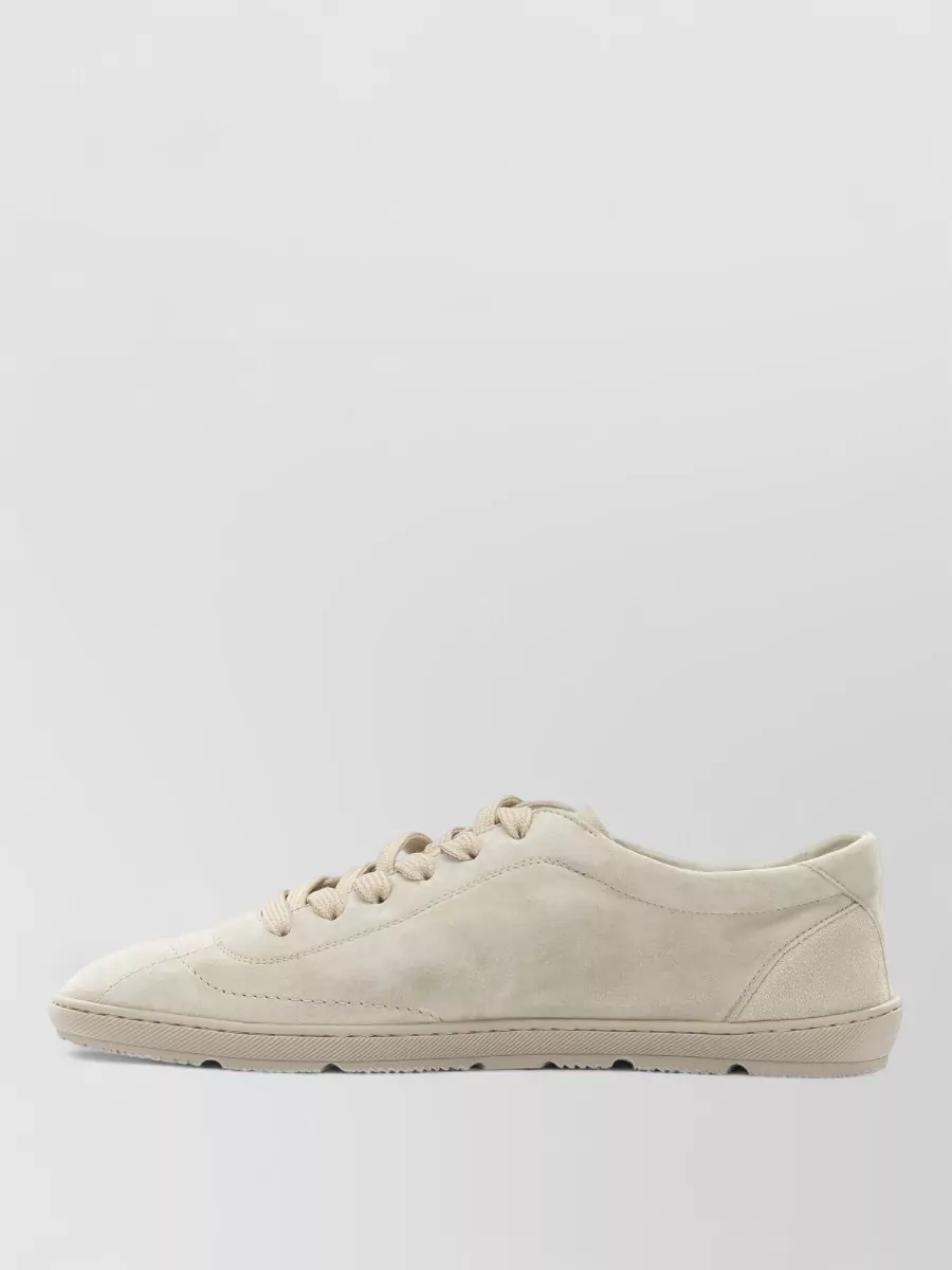 Brunello Cucinelli Suede Paneled Low-Top Sneakers