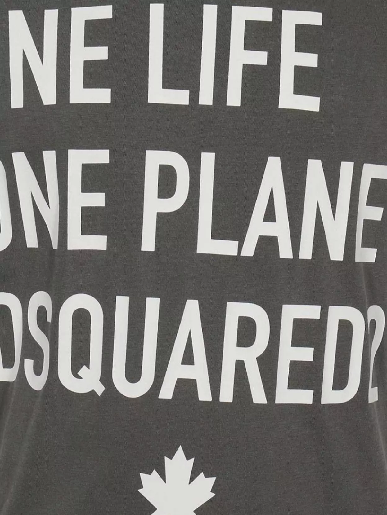 Dsquared2 Cotton Crew Neck T-shirt With Graphic Print