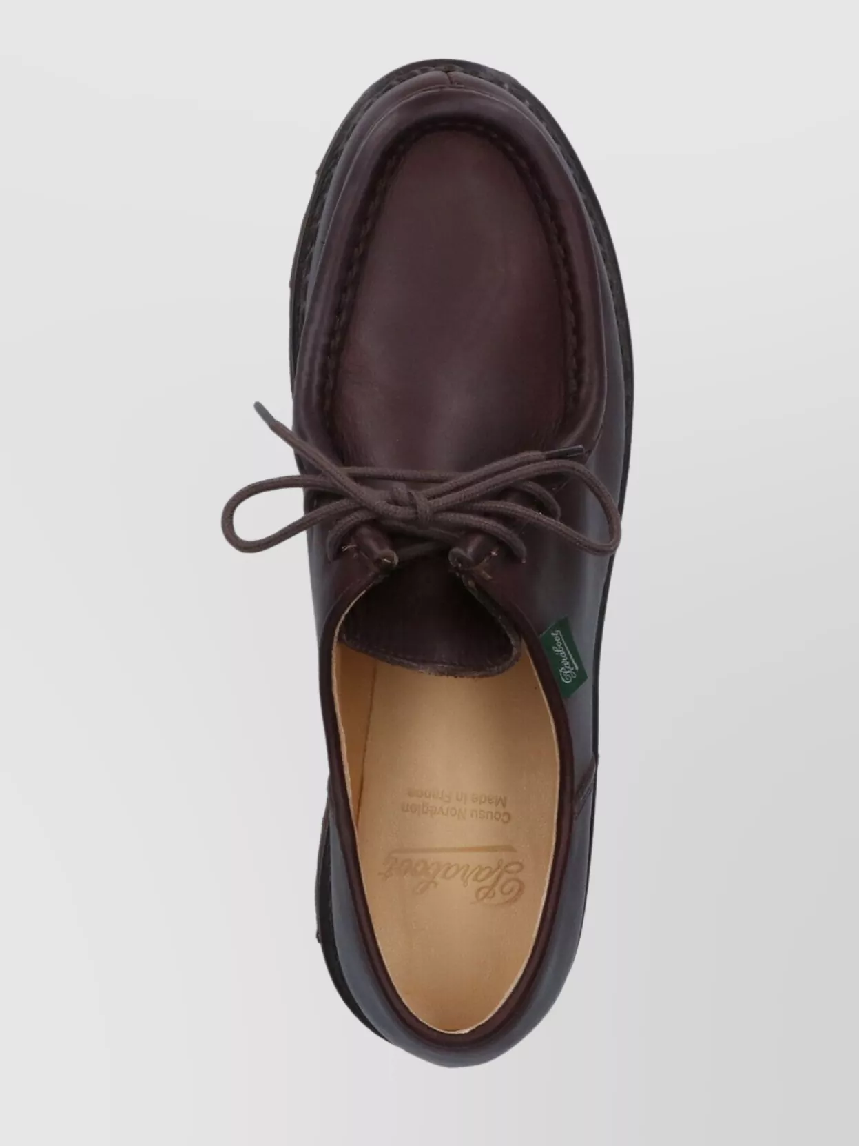 Paraboot Lace-Up Leather Shoes Round Toe