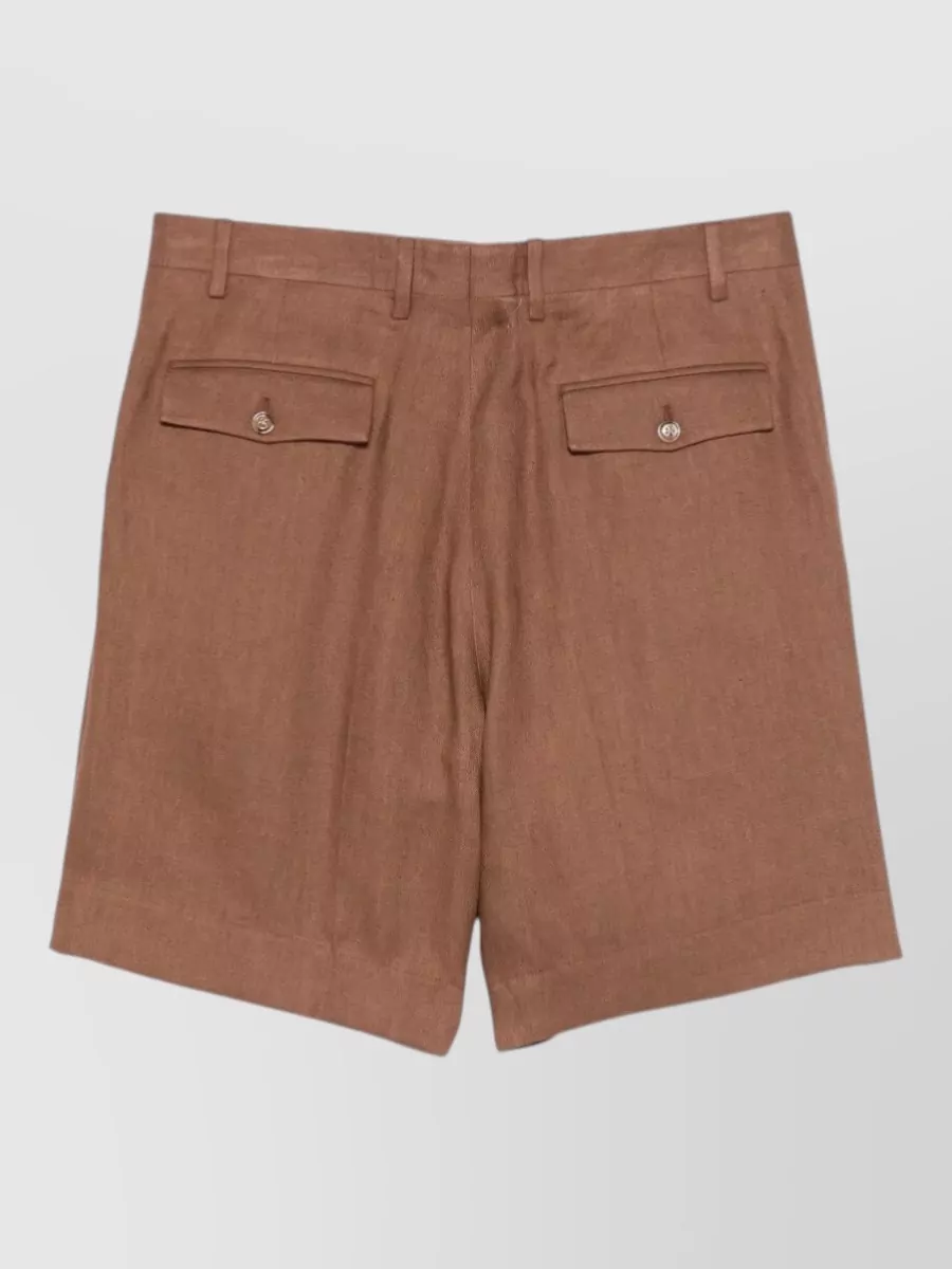 Lardini Linen Tailored Shorts