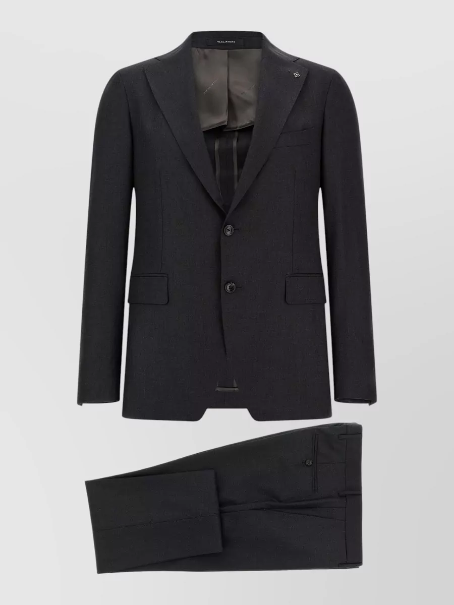 Tagliatore virgin wool single-breasted coat