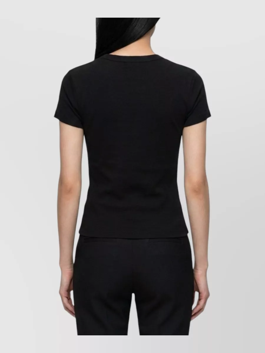 Saint Laurent Cotton Slim-Fit Monogram T-Shirt