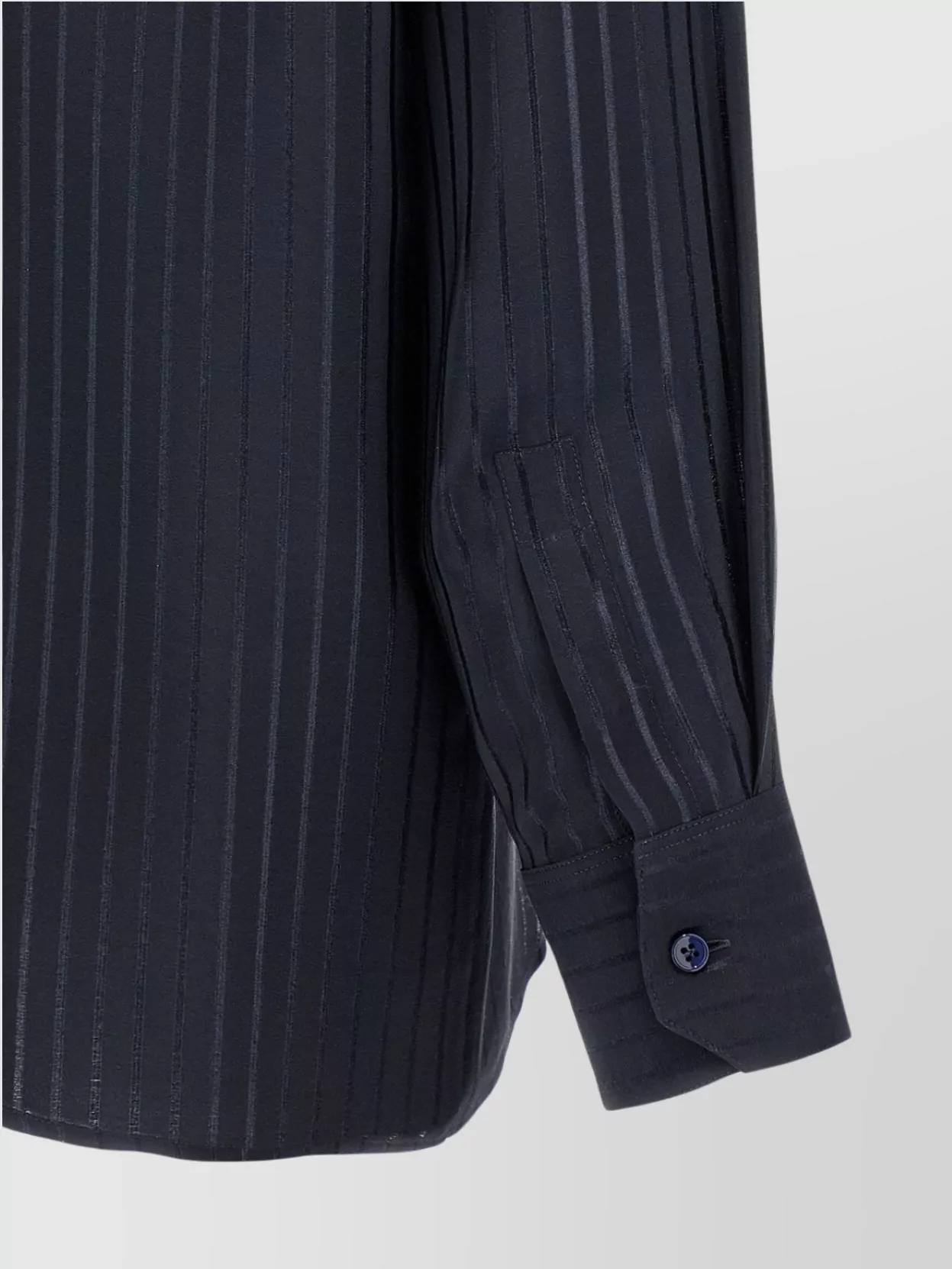 Saint Laurent Long Sleeves Striped Shirt