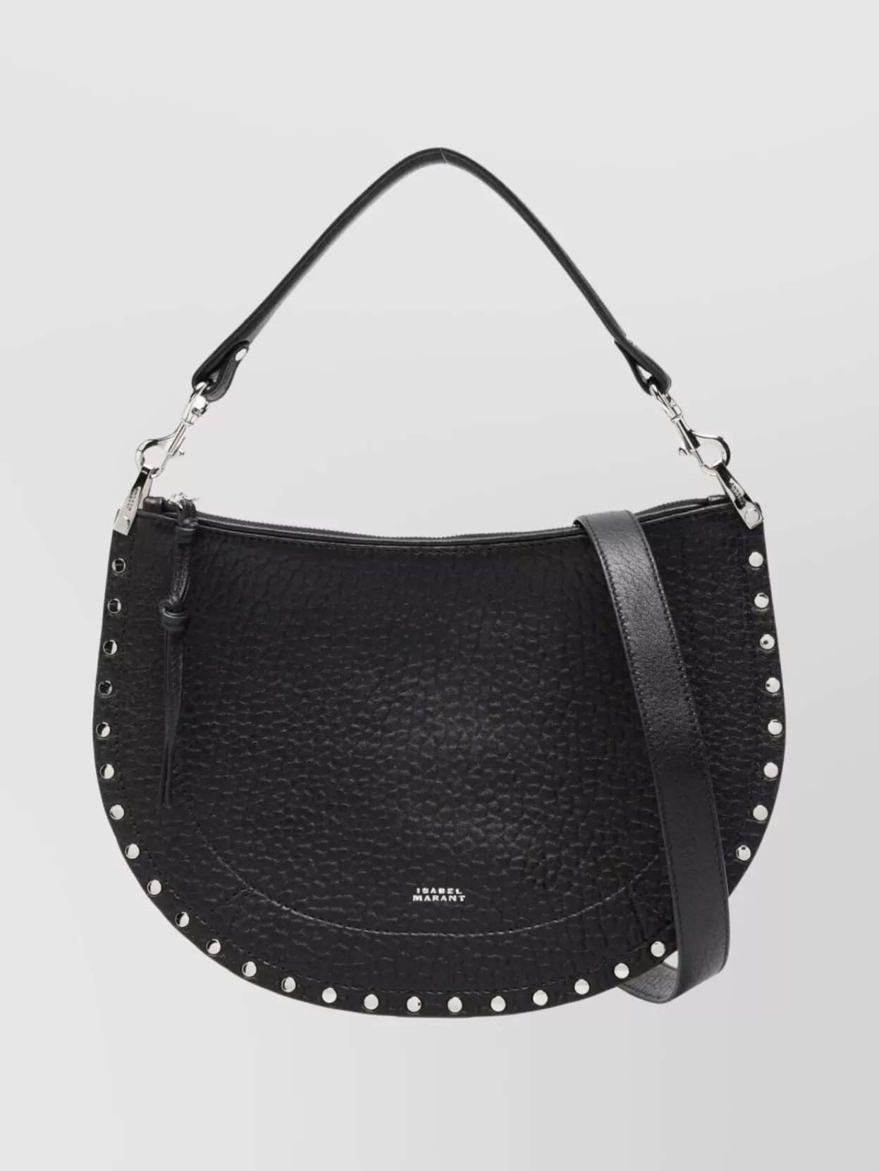 Isabel Marant Soft Zip Shoulder Bag With Studded Detail