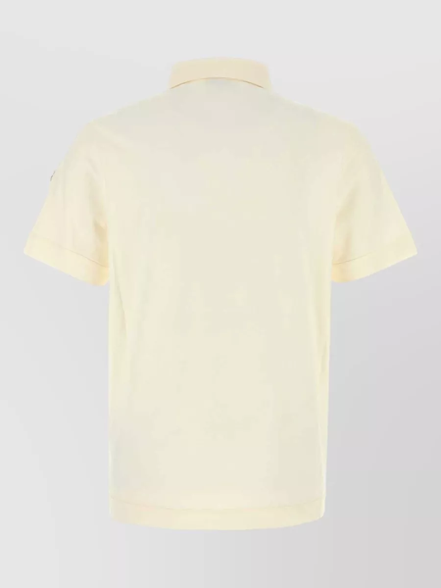 Moncler Stretch Piqué Polo Shirt