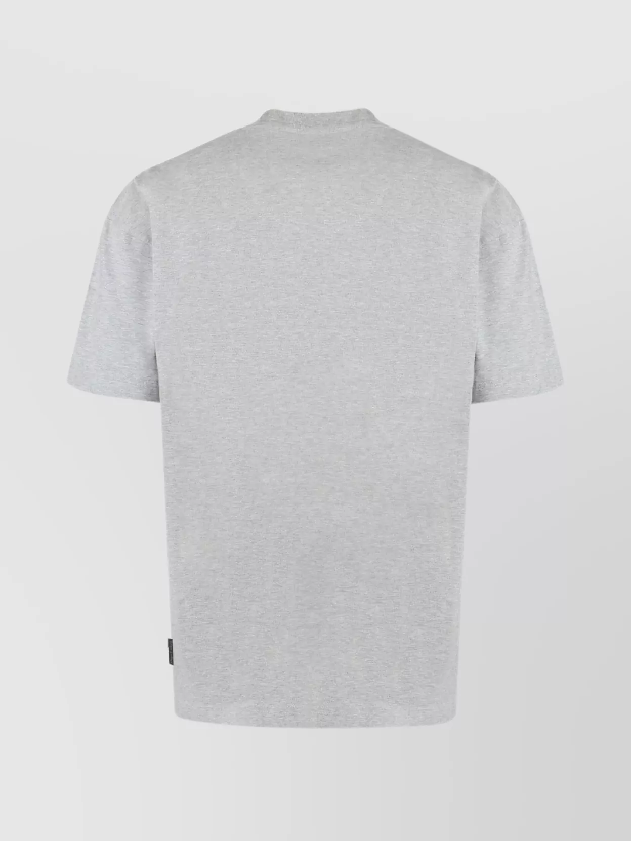 Palm Angels Ribbed Crew-Neck Cotton T-Shirt With Straight Hem