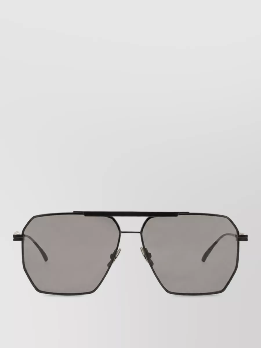 Bottega Veneta metal square sunglasses