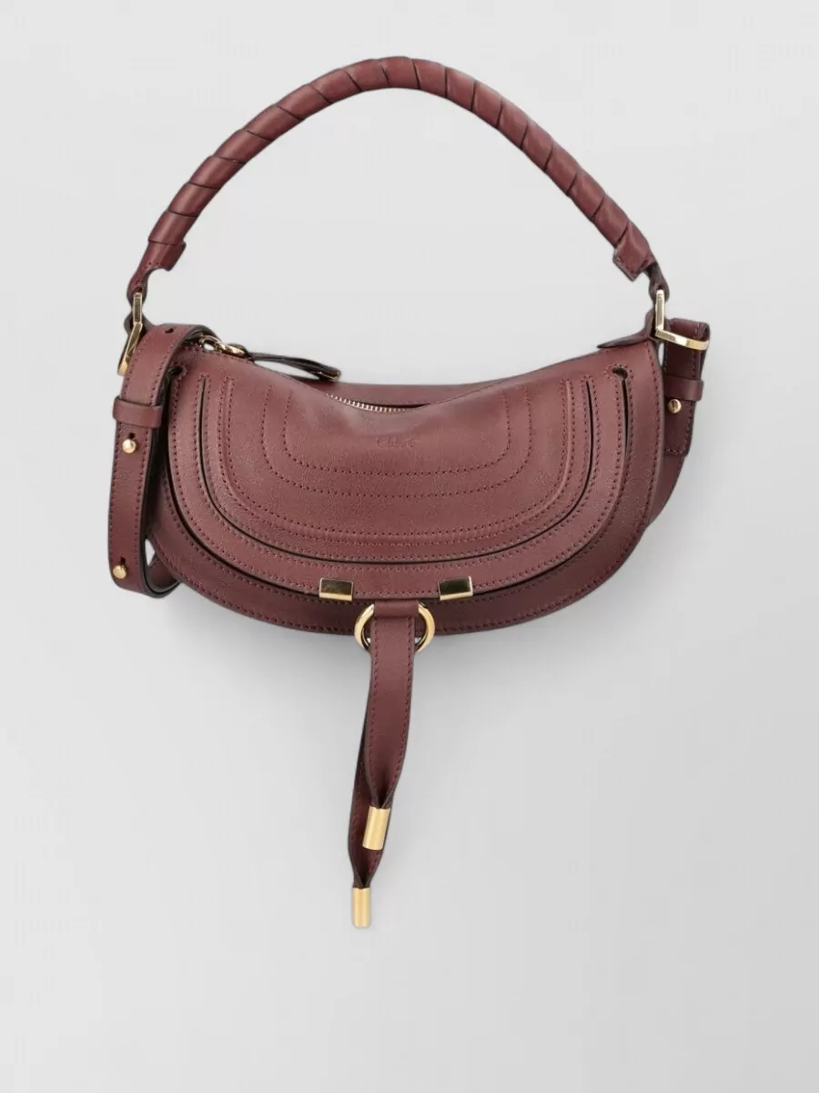 Chloé marcie mini leather cross-body bag
