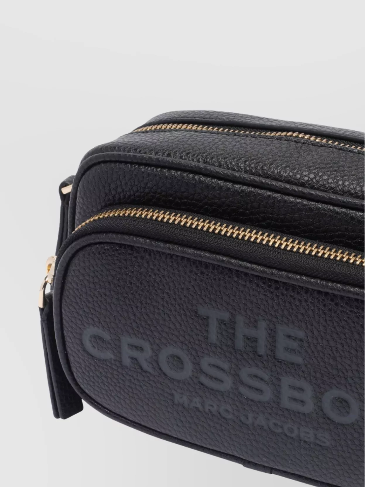 Marc Jacobs Textured Leather Crossbody Bag With Gold-tone Hardware