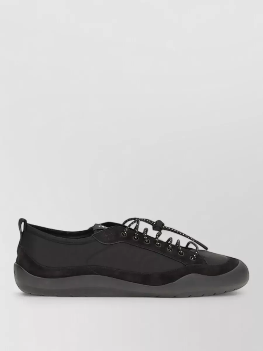 Prada Leather Low-Top Sneakers