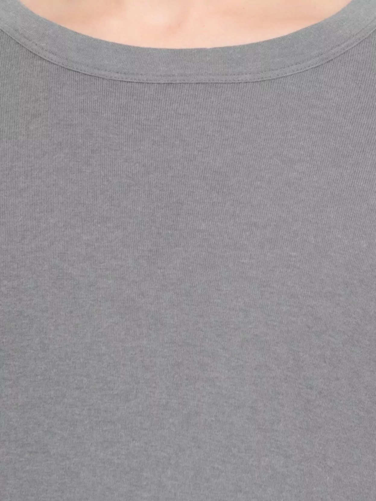 Rick Owens Stretch Fit Long Sleeve Crew Neck Sweater