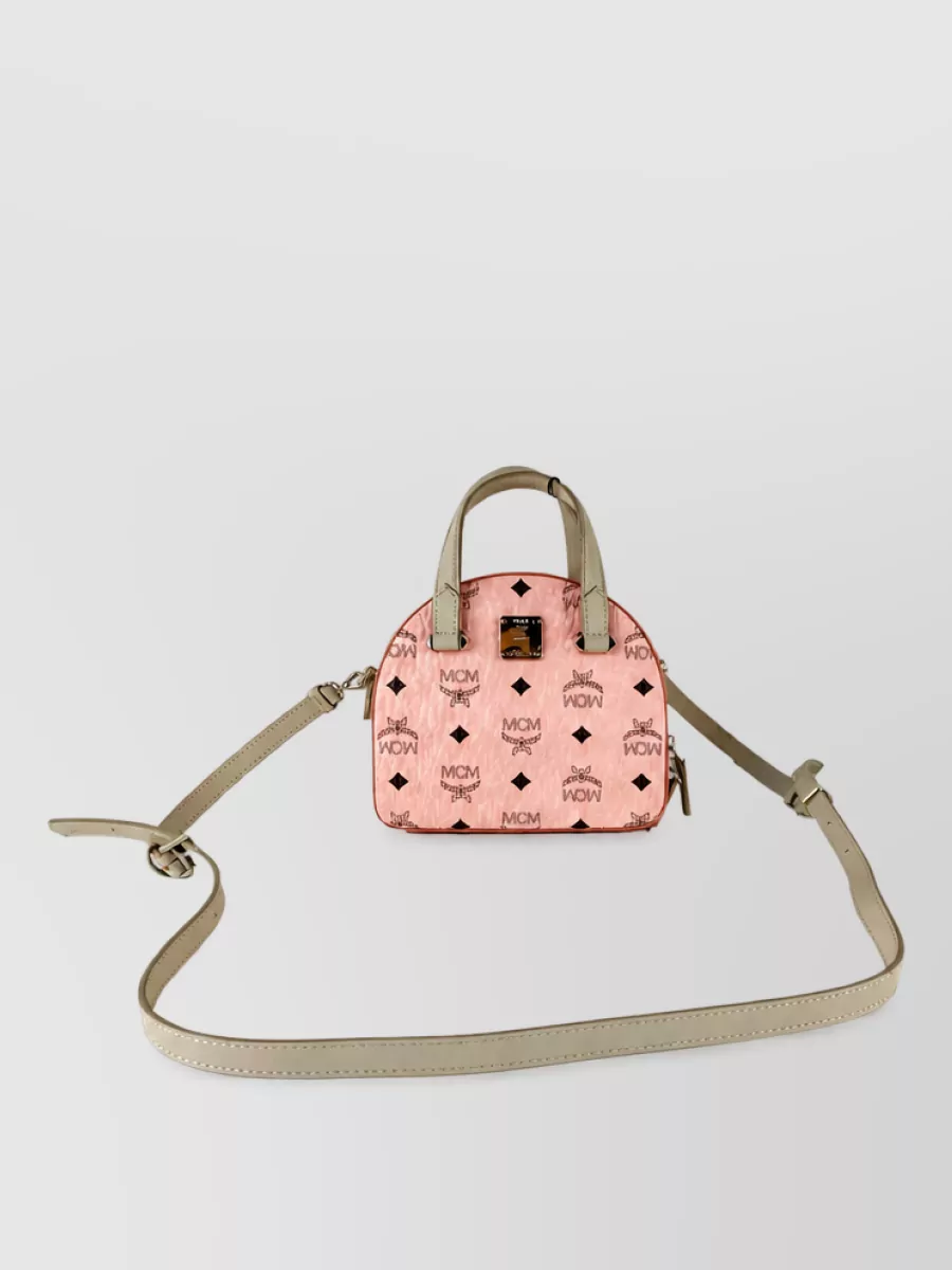 Mcm Na Leather Mini Crossbody Bag