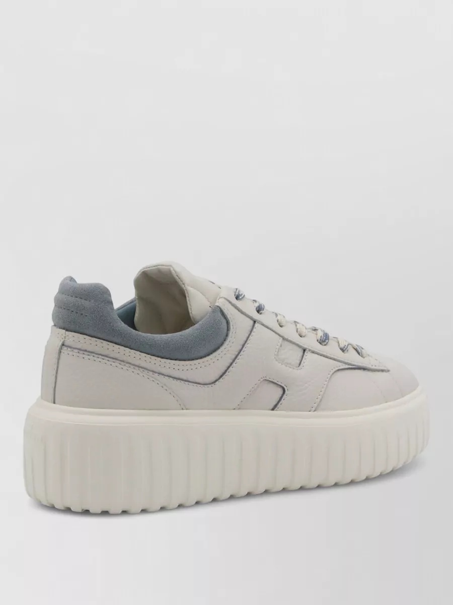 Hogan Casual Sneakers With Platform And Textured Sole